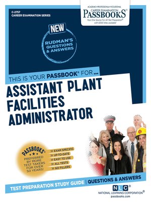 cover image of Assistant Plant Facilities Administrator